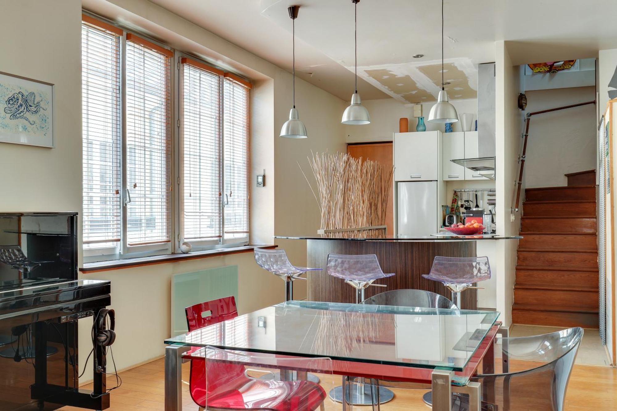 Duplex Calme Et Lumineux Au Coeur De Bastille Appartamento