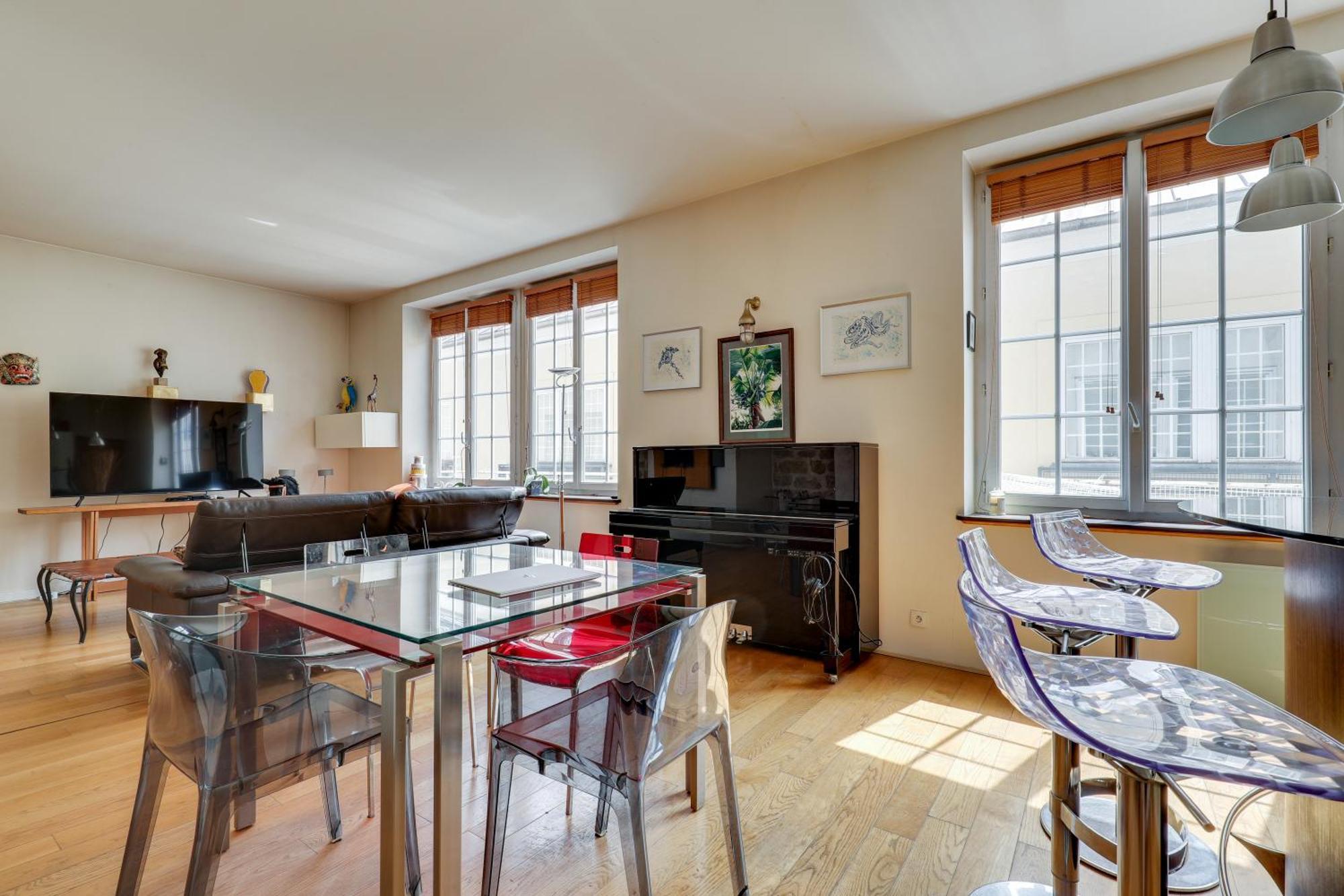 Appartamento Duplex Calme Et Lumineux Au Coeur De Bastille *